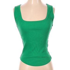 We The Free Green Scoop Neck Tank Size S